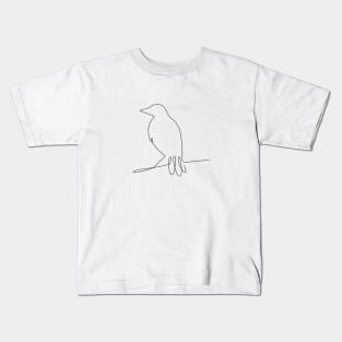 ST One Line Bird II Kids T-Shirt